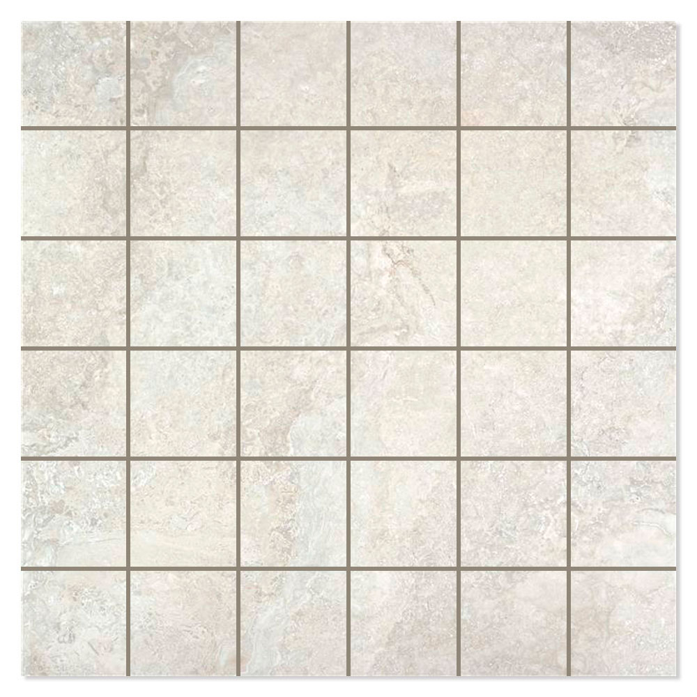 Mosaikkflis Rockstone Lys Grå Matt 30x30 (5x5) cm